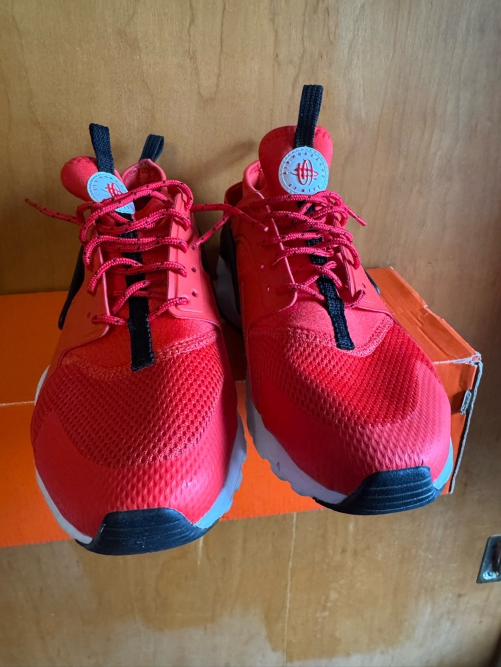 Nike Kids Red and Black Athletic Sneakers